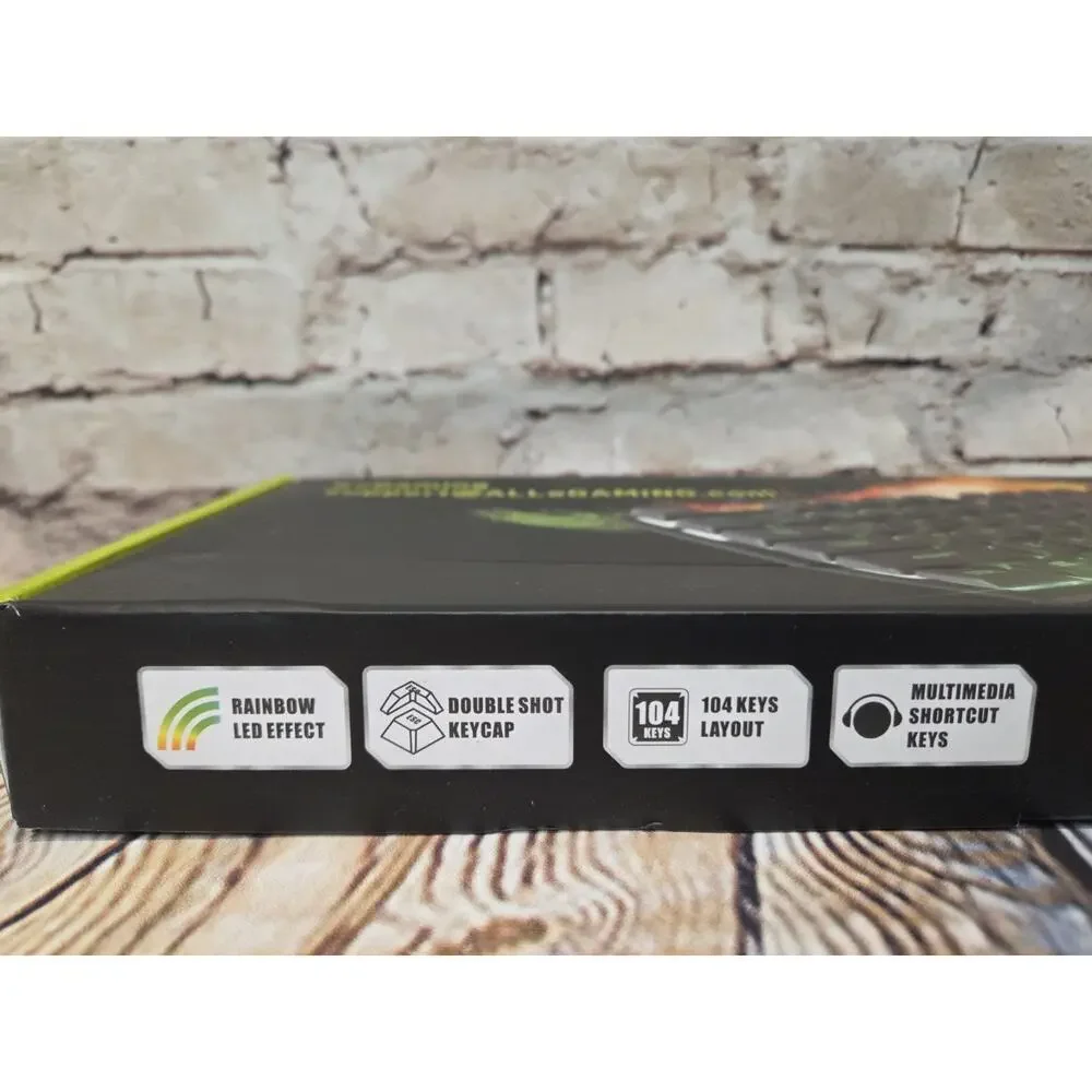 Unbranded gaming backlit